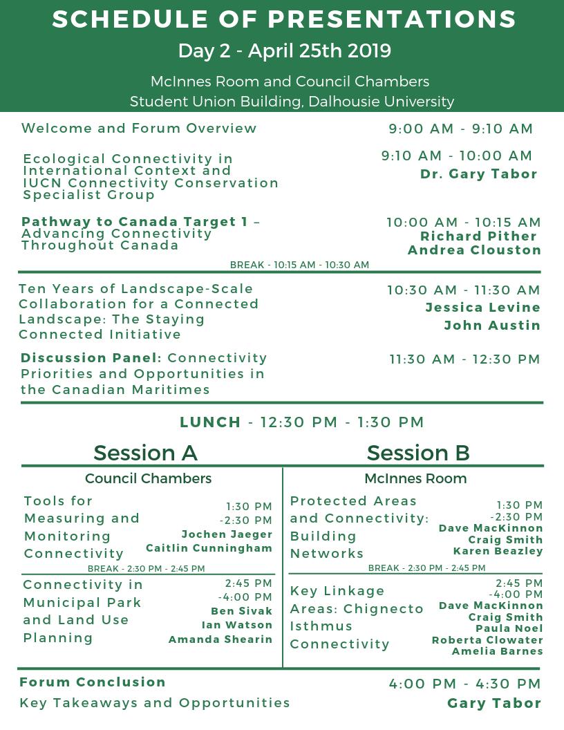 Wow! With only 20 days away, things are starting to ramp up for us! 
Here's a sneak peak of our program schedule (subject to changes as they are!)

Registration is open until April 12th but we are filling up quick! 
registration.dal.ca/CMEC2019