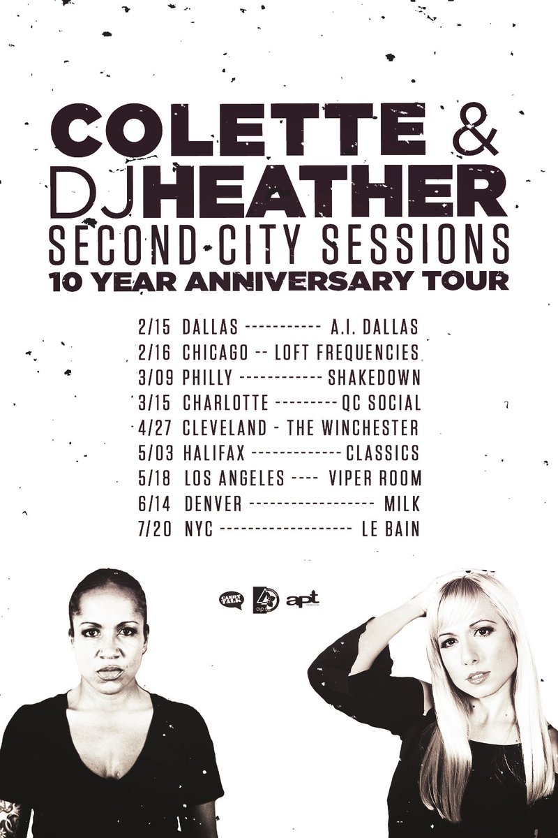 djheather's tweet photo. #SecondCitySessions @djcolette #UpcomingDates 💥 https://t.co/DhSvMrjLDZ
