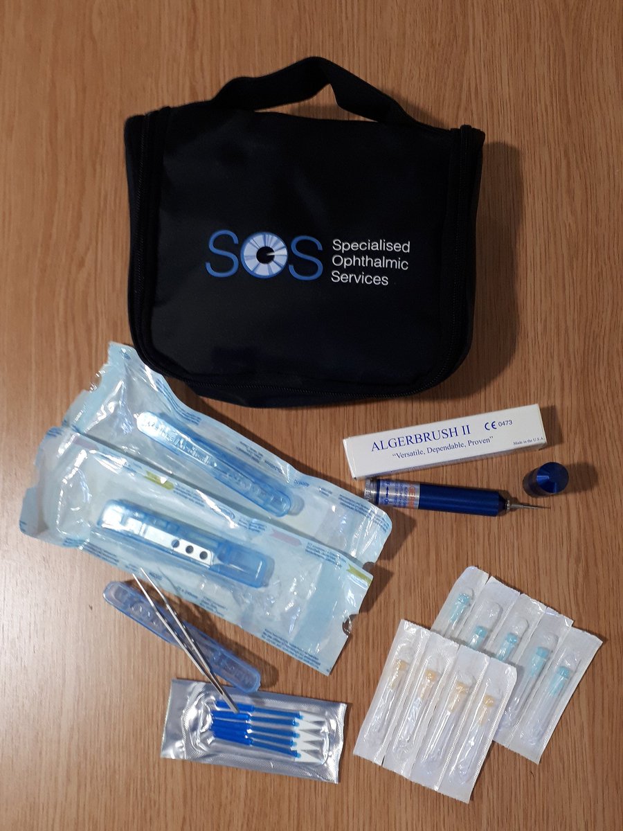 Last event of the EHEW grand tour is happening this evening at Stanley Eye Unit <a href="/Abergele/">Peter Owen</a>
Every EHEW #optometry practice in Wales will receive this superb ocular foreign body removal kit bag <a href="/SOSophthalmic/">Specialised Ophthalmic Services (SOS)</a> 👀Check out some of it's amazing content.