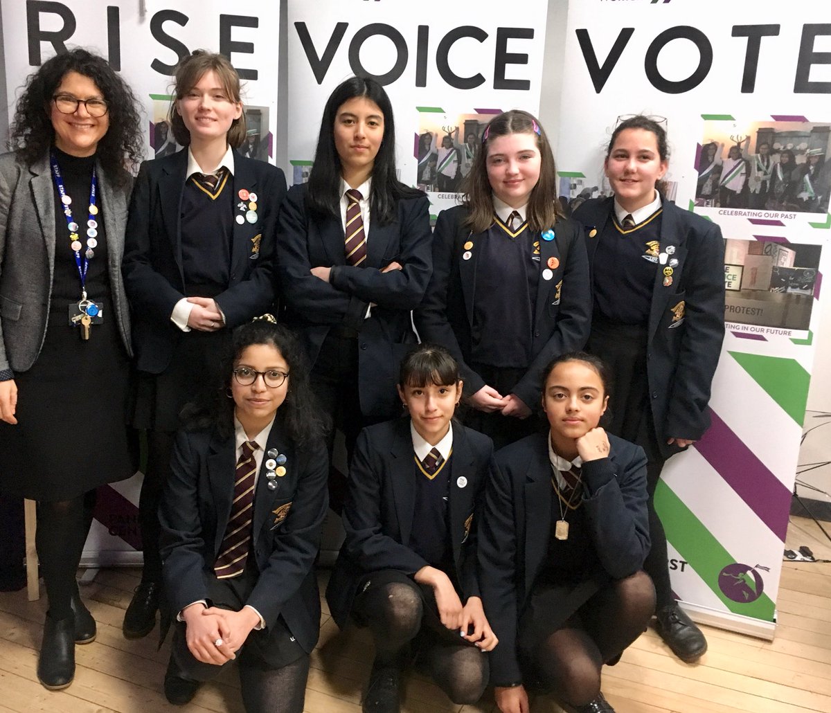 loretocitizens's tweet photo. So thrilled to have been involved in #RiseVoiceVote - the event tonight gave us time to reflect and make more plans! Thanks @evefrancisholt Thea, Snigdha &amp; Carolina also had the opportunity to share progress on their homeless project. @loretochorlton @mycthehive @mcrhealthysch https://t.co/VM0TVLAAcD