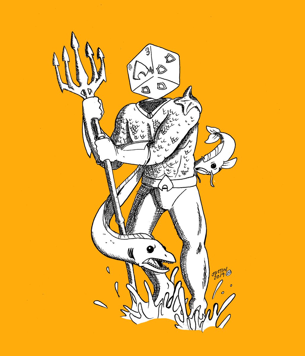 senorrandom's tweet photo. It's been a while, but here's another #Diceguy ... this one's based off of #Aquaman
I found my Dice Masters stuff the other day and the first die I pulled from the bag was an Aquaman die.
Does anyone else play?
#scaredofbirds #torontoartists #dicemasters #wizardsofthecoast #games https://t.co/eJehvG5gZq