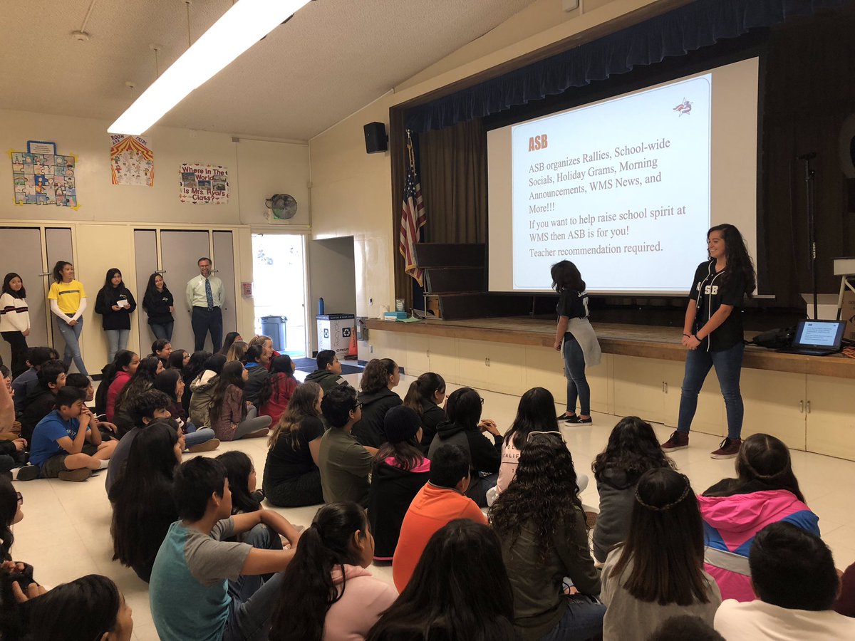 WMSPatriots's tweet photo. Washington MS Visits Arbolita Elementary School to entice future 7th graders with new electives #WMSPatriots #1TEAM1VISION #LHCSD #Arbolita https://t.co/bTfWf5bi1X