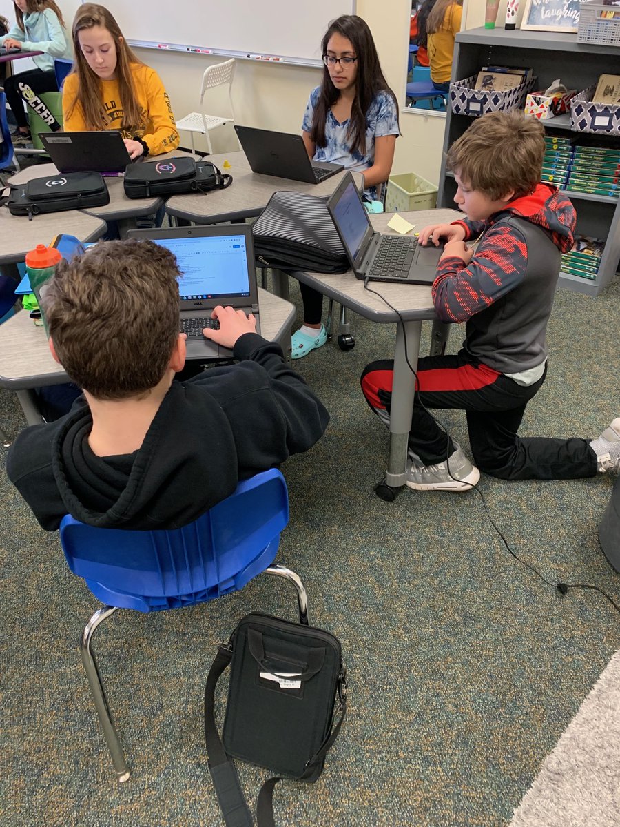 7th grade students spent 20 minutes today compiling questions about their modern day conflicts that connect back to the causes of The Civil War and are very thankful for their new furniture #inquirybased #pbl #studentdrivenresearch