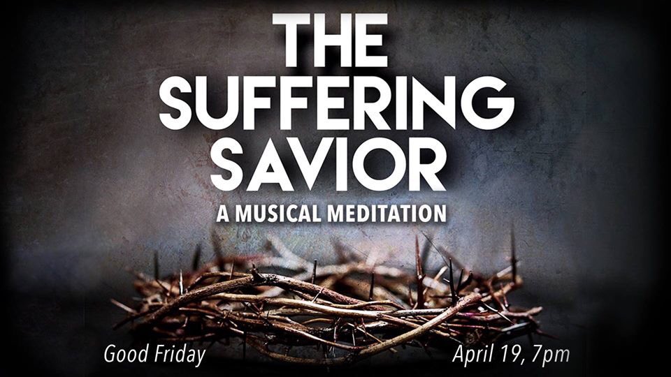 CCC_Billings's tweet photo. Join us on Good Friday, April 19, at 7pm-8:30pm for The Suffering Savior, A Musical Meditation. Through scripture &amp; song, we will reflect upon the the hearbreaking events of Good Friday in which Christ endured unspeakable sorrow, shame, and suffering in order to secure salvation https://t.co/K2rUPZ0nsI