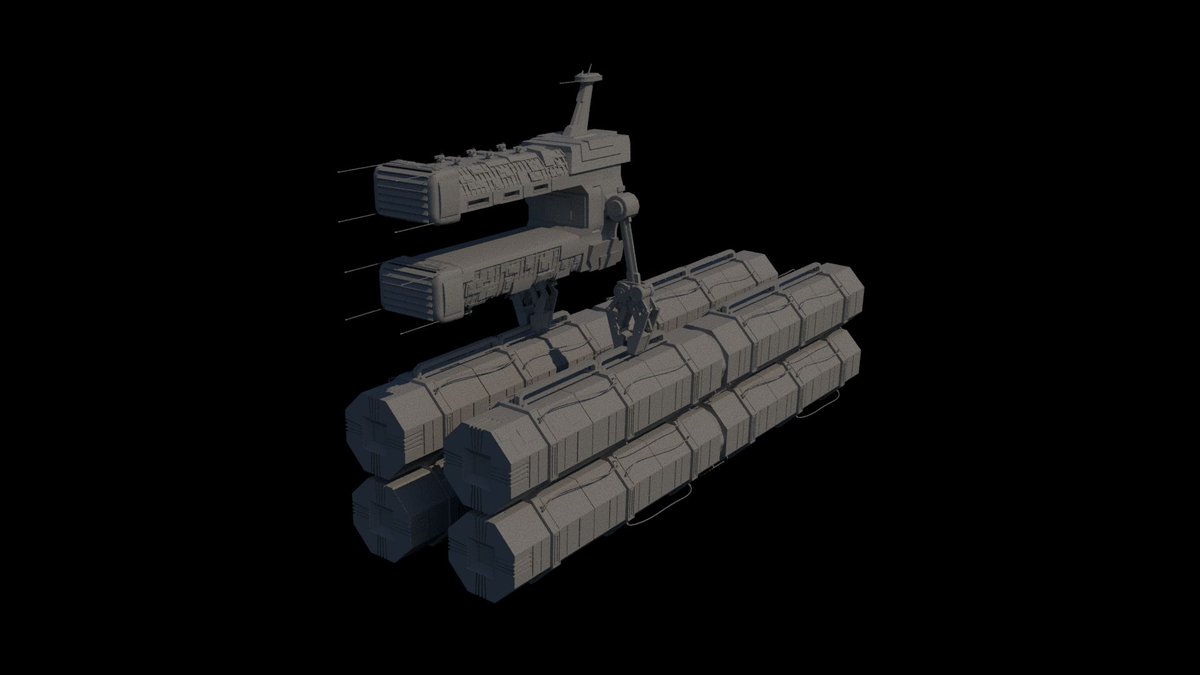 RescuePartyFilm's tweet photo. โจThe Human Colony Ship's build from concept to fine detailed modelโจ#rescuepartyfilm #conceptart #3dart #3dmodel #detail #spaceship #scifi #future #indy #indyfilm #studio208 #art https://t.co/FDKR0XlXMM