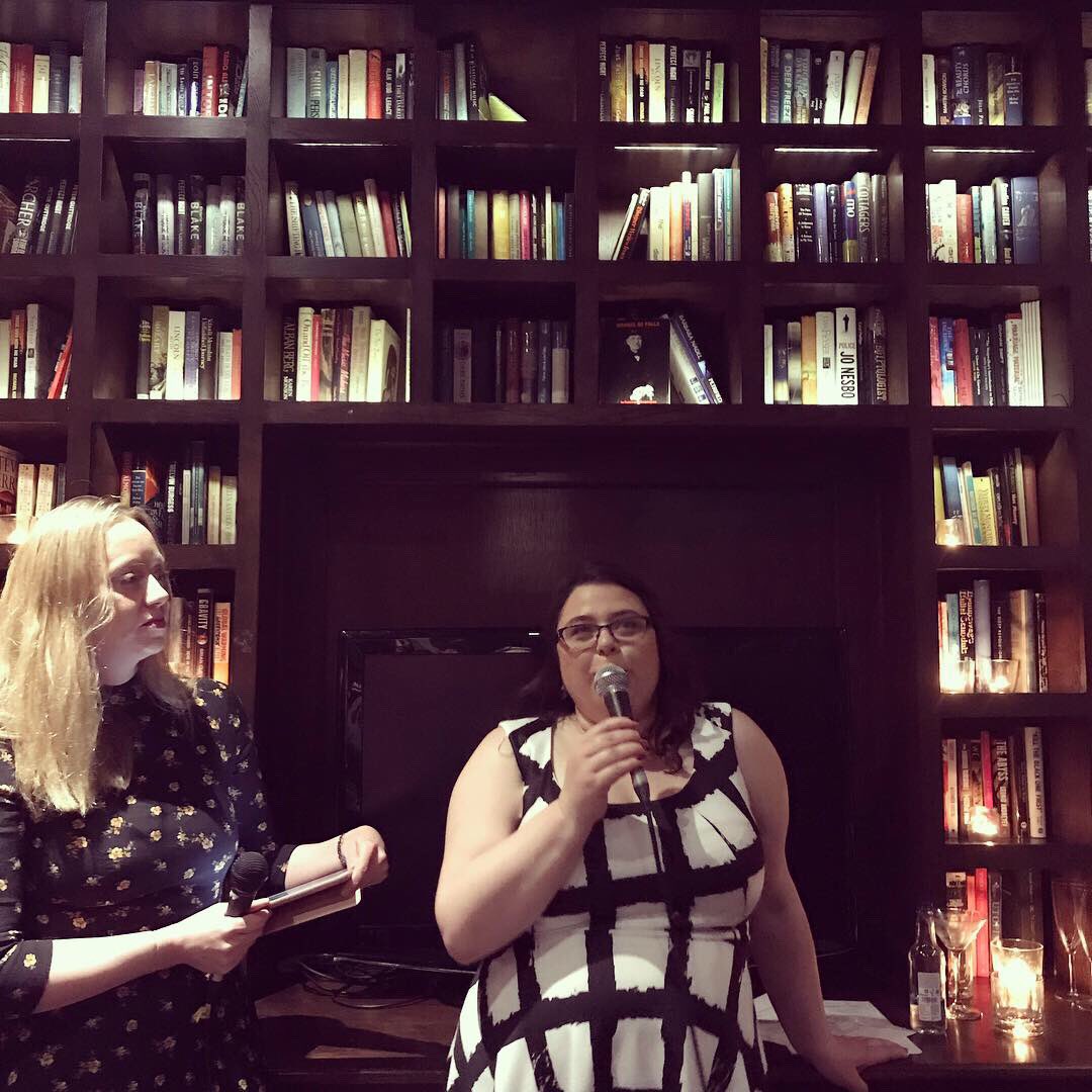 natwillnatter's tweet photo. Fun night at the #unscriptednovel book launch - really happy for my friend @bookishclaire, who has worked incredibly hard to achieve her dream of becoming a published author. https://t.co/2zyJ07imRj