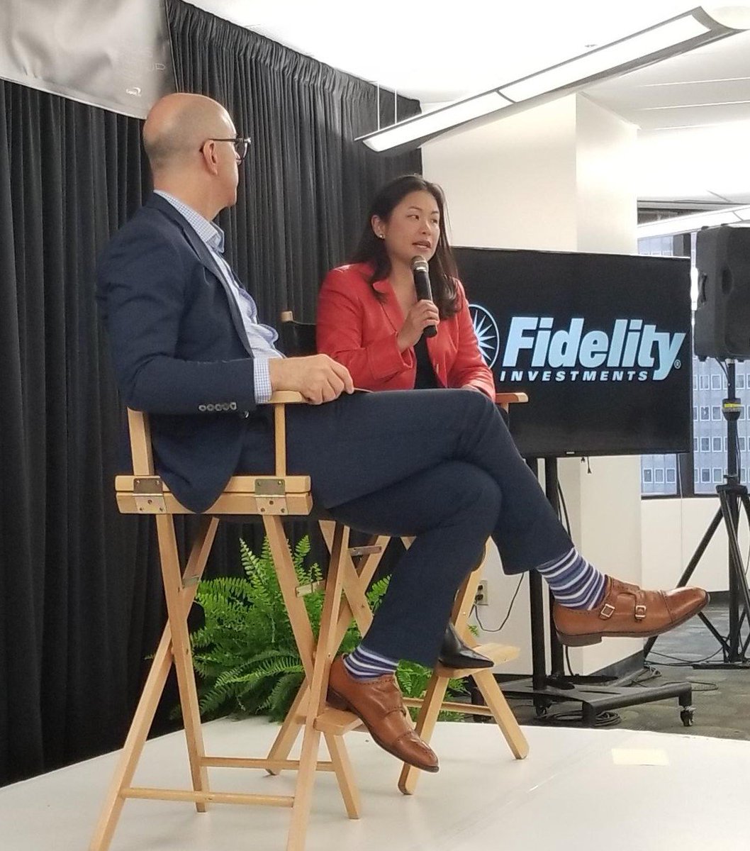 NTxCommission's tweet photo. Incubation, growth, and launch are just a few of the topics our President @cewallaceTX covered this morning with Sterling Ingui of @fidelitylabs. It's great to see start-ups created by @Fidelity providing a model North Texas start-ups can follow! #DSW19 #NTX https://t.co/GtAlk7x4QX