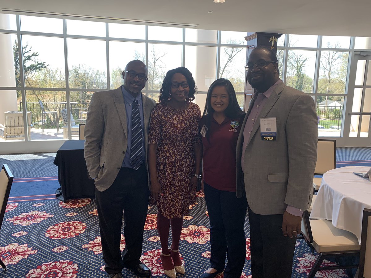 CPWrightMPA's tweet photo. Enjoyed speaking to the #NCAHEC Scholars and other health professionals today at the N.C. AHEC Scholars Symposium at @HighPointU during Minority Health Month #NMHM19 #NCMHM #NCOMHHD #NCDHHS #CPWMPA #HealthEquity https://t.co/43xphZZ1Jx