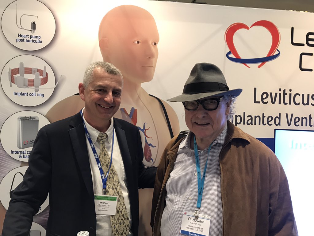 leviticuscardio's tweet photo. The legendary O. H. "Bud" Frazier visit us in the ISHLT conference.

What an honor!

#conference #ishlt2019 #heartfailure #leviticuscardio #FiVAD @ishlt https://t.co/MHwYzvkSI7