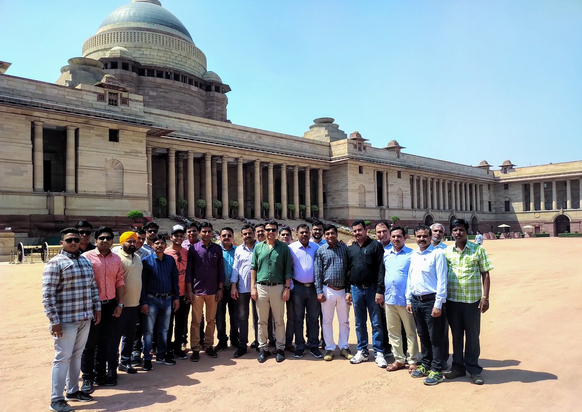 #AriesAgro select Northern Region top customers at Rashtrapati Bhavan today