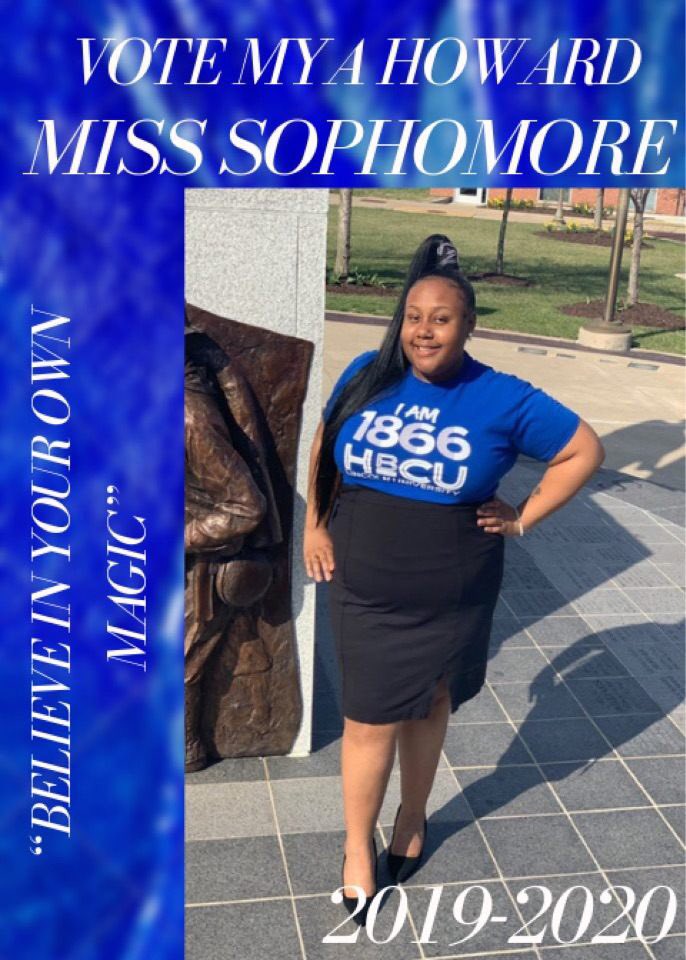Jigg314's tweet photo. Greetings Lincolnites! Mya Howard is a Freshman, hailing from Omaha, Nebraska, majoring in Public Administration. With great pleasure she wants to announce that she striving to become your Miss. Sophomore 2019-2020 of Lincoln University of Missouri. 💙🐯👸🏾 https://t.co/l057WpzMRV