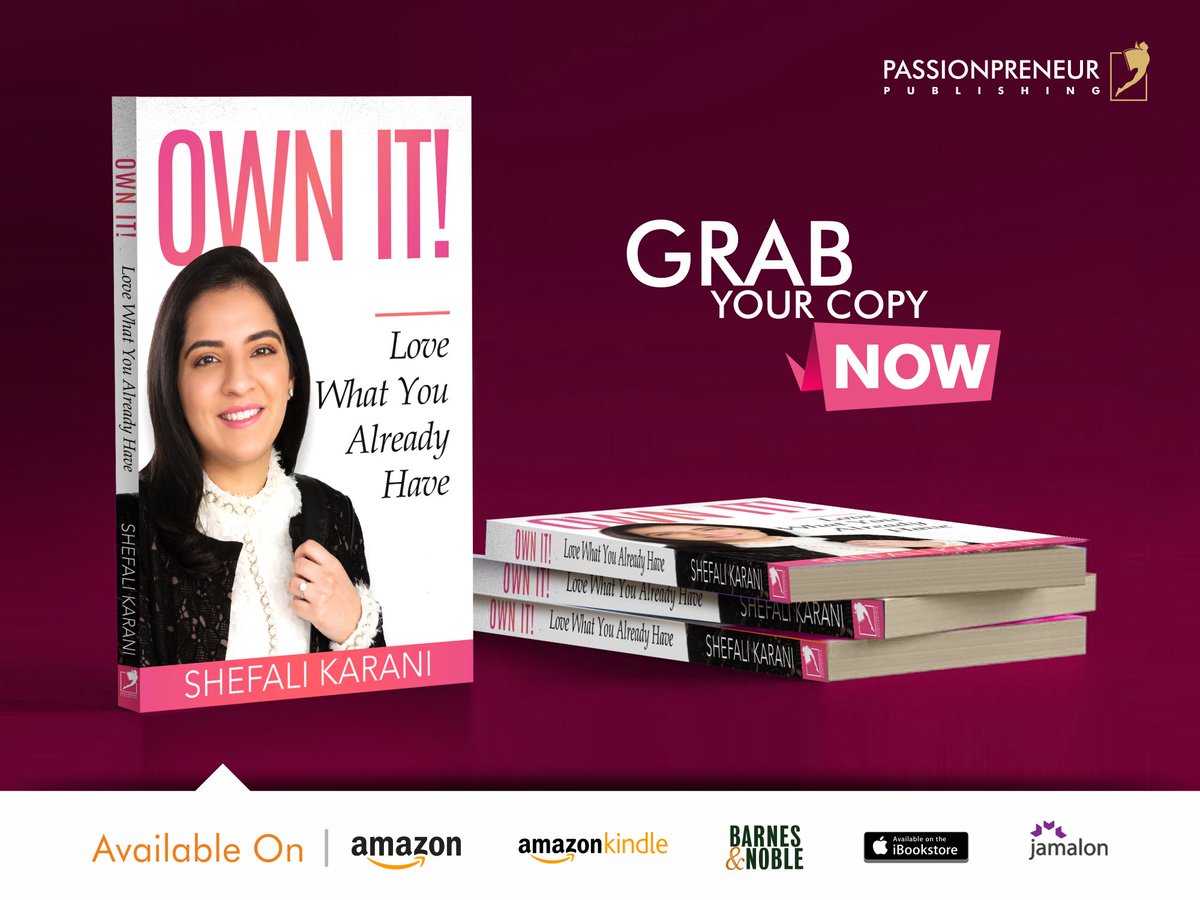Columbia_Biz's tweet photo. In 2018, Shefali Karani earned a Certificate in Business Excellence from @ColumbiaExecEd. This month, she released, "Own It! Love What You Already Have," a book of challenges and lessons for young leaders in #familybusiness. #MakingWaves🌊 → https://t.co/dzzsQrhbjH https://t.co/SHBf2ggwnC