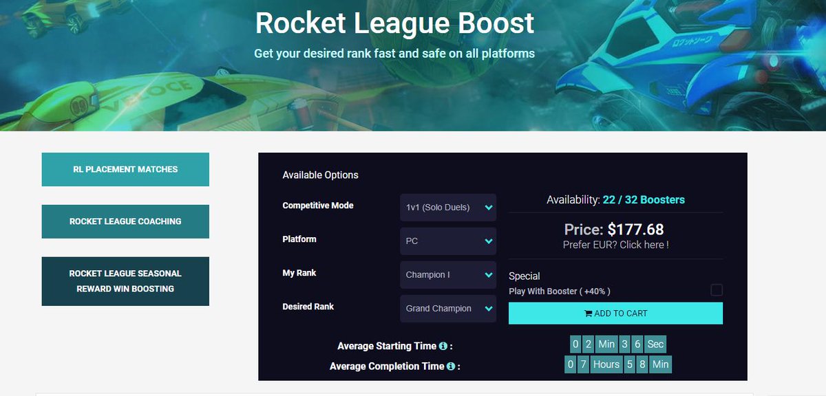 ProRLBooster's tweet image. DID YOU KNOW boosting an account in Rocket League from Champion 1 to Grand Champion can COST $177.68 ??? I'm boosting my first 3 clients at 50% OFF!!