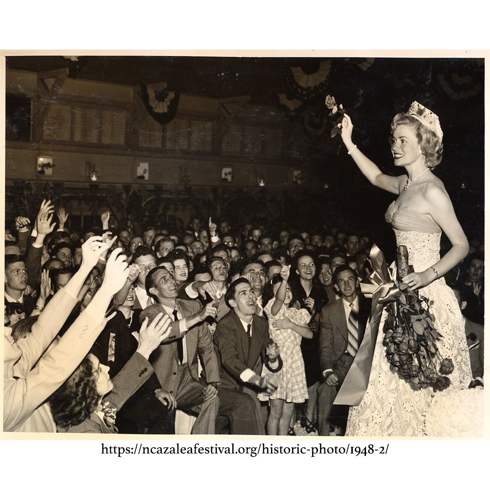 IronStrideM's tweet photo. Did you know that in 1948, the first Azalea Fest brought in a total of $5,000 revenue? Today, it raises over 50 million dollars!
Some perspective:
- 1 gallon of gas was just 16 cents
- 1 movie tickets was around 60 cents
- A new house averaged around $7,700 dollars
#AzaleaFest https://t.co/rMZeVkSFBl