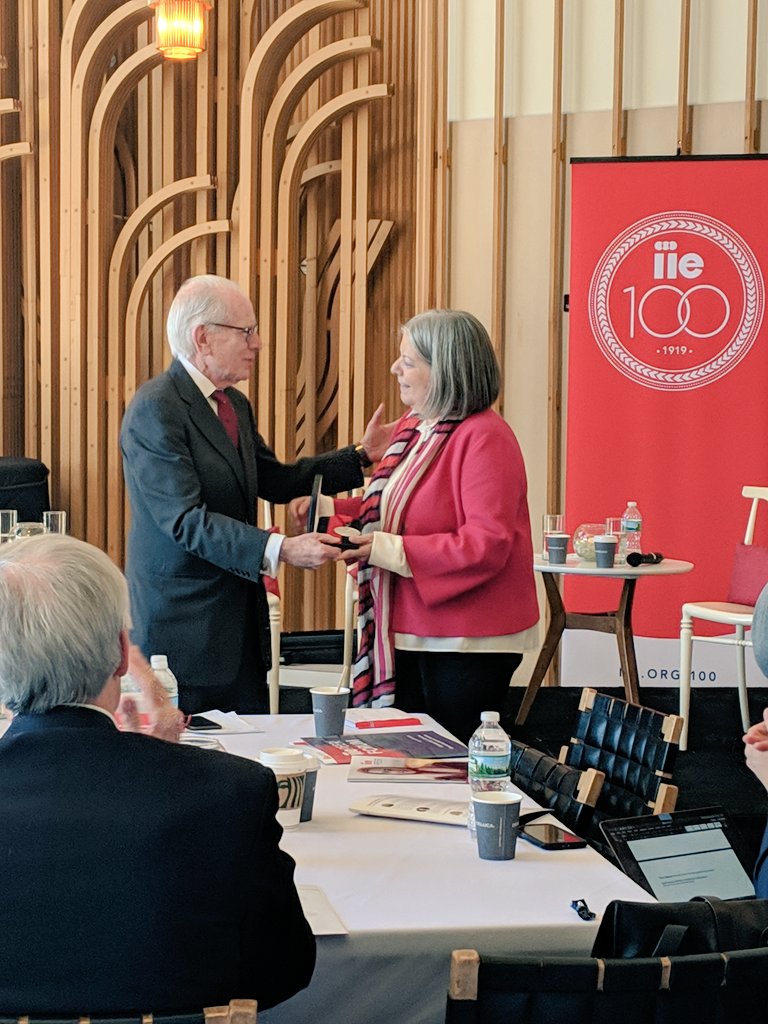 JamieConcourse1's tweet photo. Listening to some real heroes today at the IIE #PEERForum2019 What a fantastic event! Here is Helena Barroco, Diplomatic Adviser to Former President Jorge Sampaio. https://t.co/53W2zUHTZb