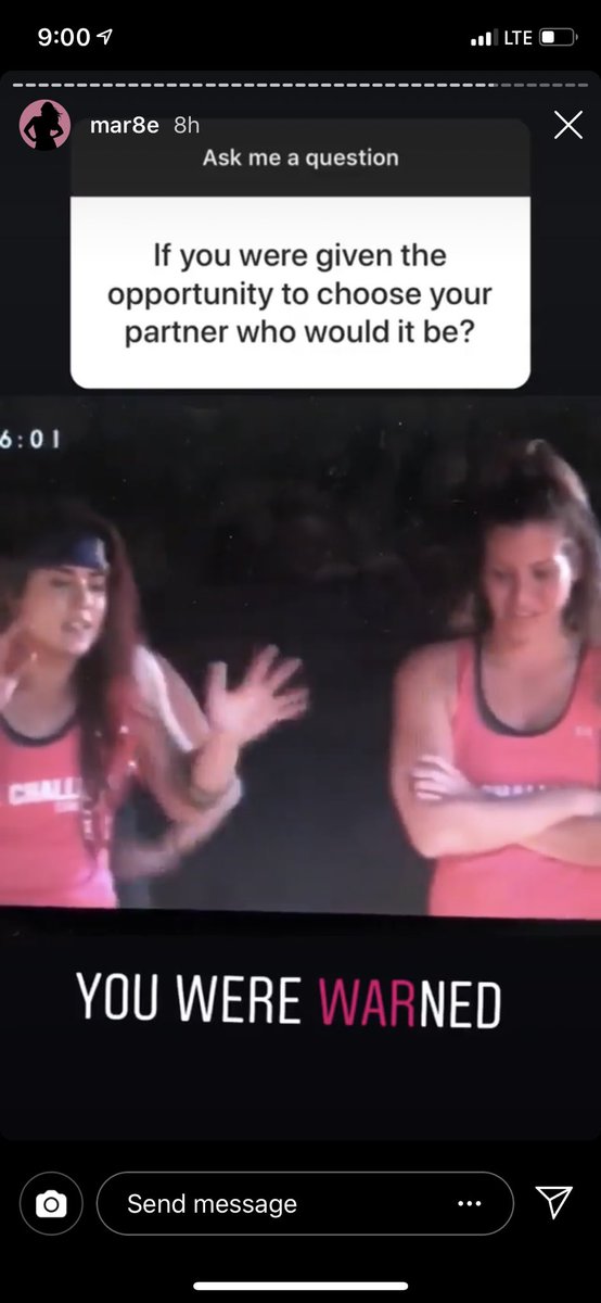 JunkieChallenge's tweet photo. I been telling yโall, Marie is just trying to get partnered up with @CaraMariaMTV again. Sheโs even admitting to it, look!
#Yalldontlisten
#Clickonthephoto
@ChallengeMTV https://t.co/kK7uslaFVK