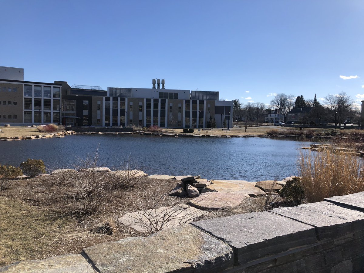 PlattsLife's tweet photo. No more ice over Hawkins Pond is a sure sign that Spring is here ☀️🌸 #PlattsLife https://t.co/5b5GTotYSv