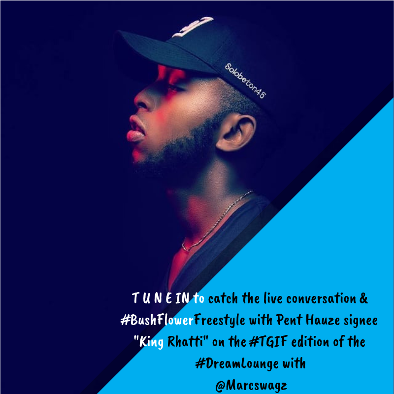 marcswagz's tweet photo. Tomorrow on the #TGIF edition of the #DreamLounge from 8pm till midnight T U N E IN @dream925fm @king_rhatti #BushFlowerFreestyle #HowEForBe https://t.co/rD6P2yBwPZ