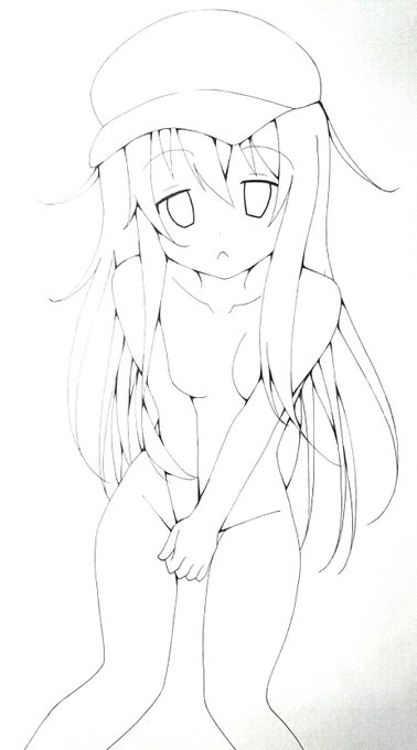 響ちゃん線画～～～ 