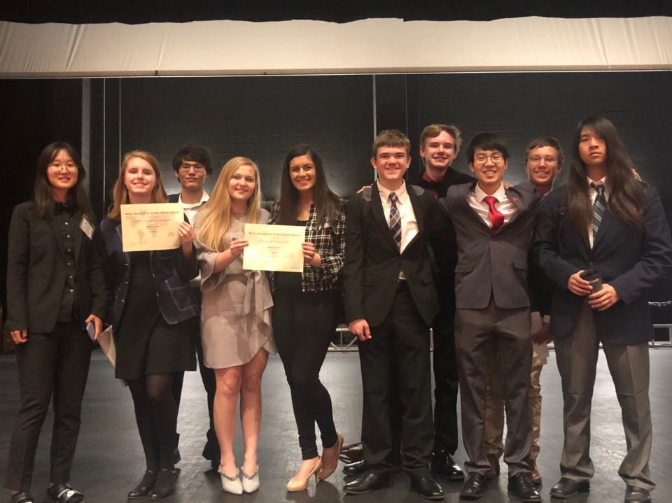 BarstowSchool's tweet photo. ...and another shoutout to Distinguished Delegate Tommy Cuezze, and the entire @BarstowModelUN team at Metro KC Model United Nations competition Wednesday @JCCCtweet.  #modelun #barstowproud https://t.co/wVWKAgpuVR