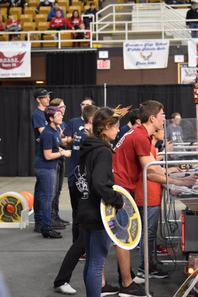 Tough 78-53 loss in second match of the day. Next match: Qual 25 at 4:57pm. #FRC1391 #MetalMooseRobotics #OMGRobots #FMAChamps #DESTINATIONDEEPSPACE