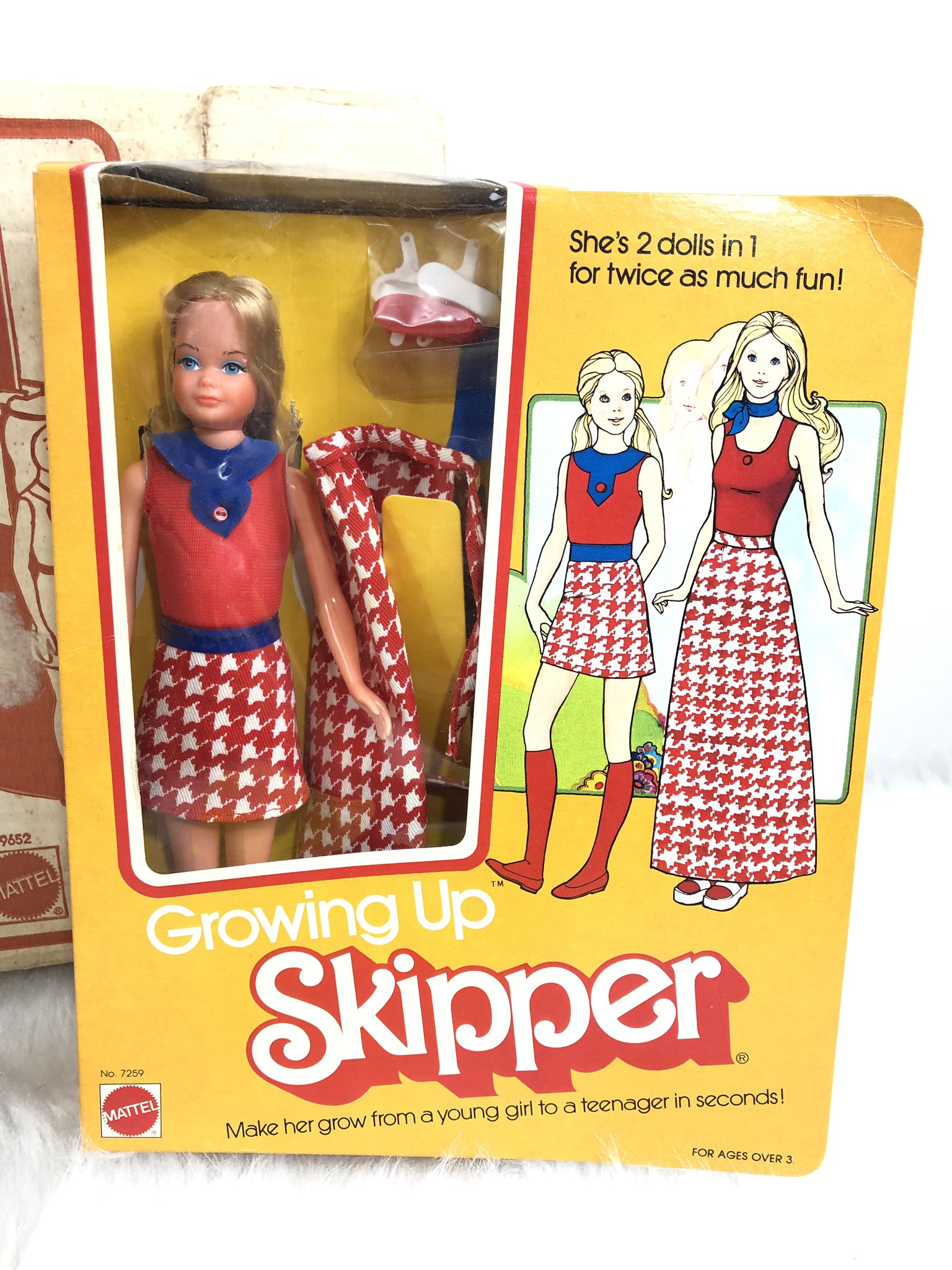 Vintage Mattel Barbie Doll, Growing Up Skipper