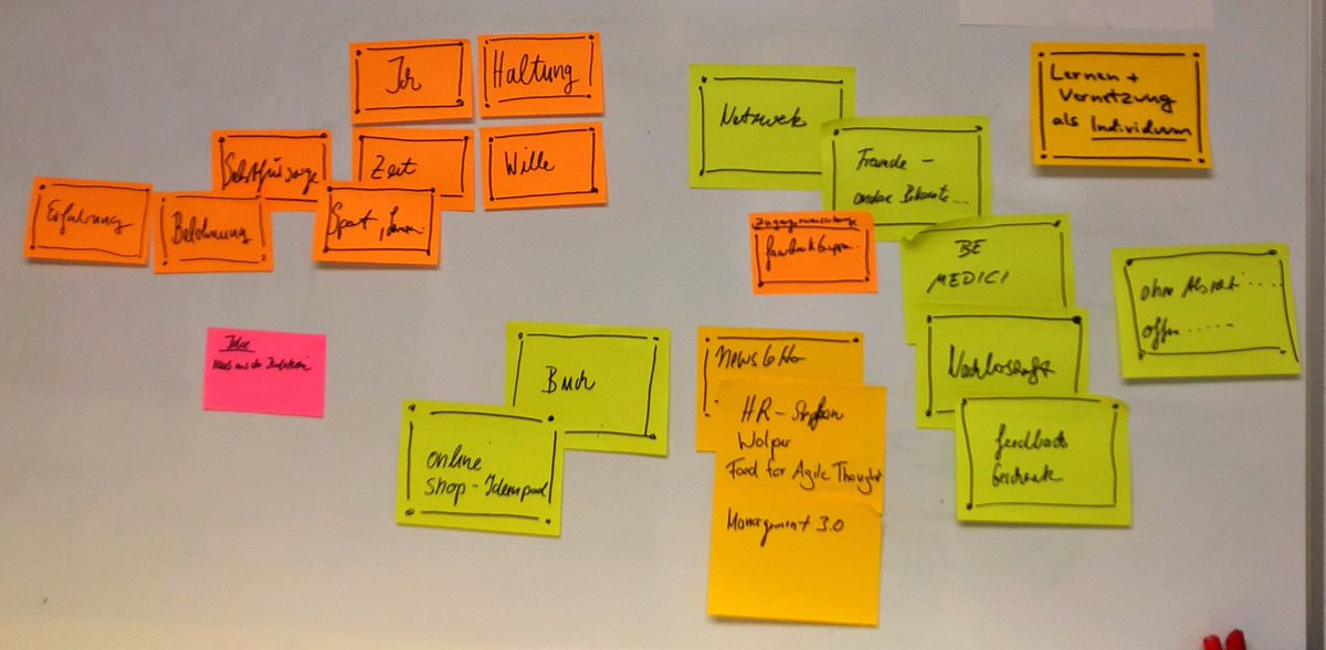 michaaax's tweet image. Wie fördern wir #Lernen &amp;amp; #Vernetzung als Individuum,
Organisation und Gesellschaft - die Ergebnisse unseres #BeyondAgile MeetUps heute in Köln