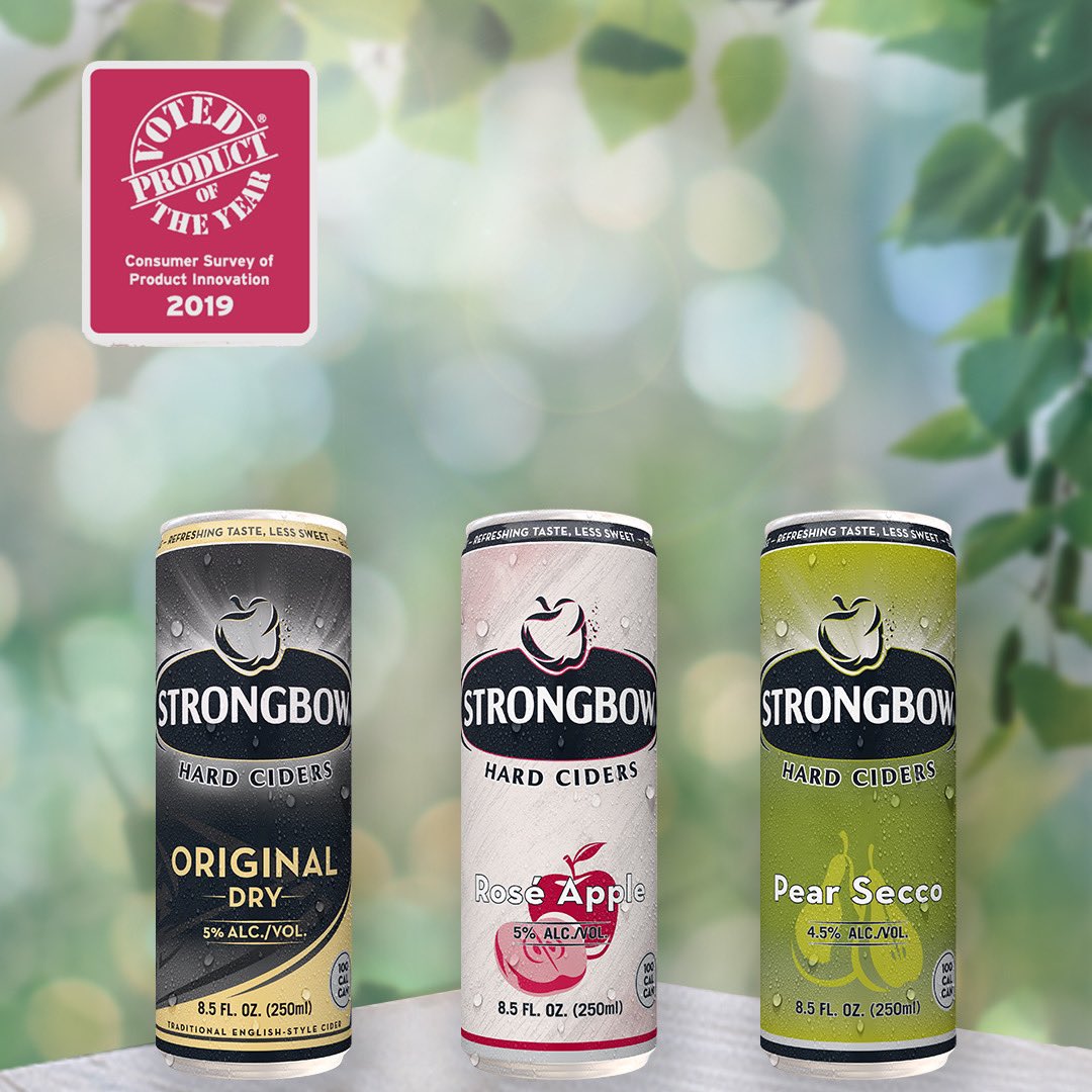 Our new 100 cal slim cans have won 2019 Product of the year in the alcoholic beverage category! #winning https://t.co/LjvyvndyDp