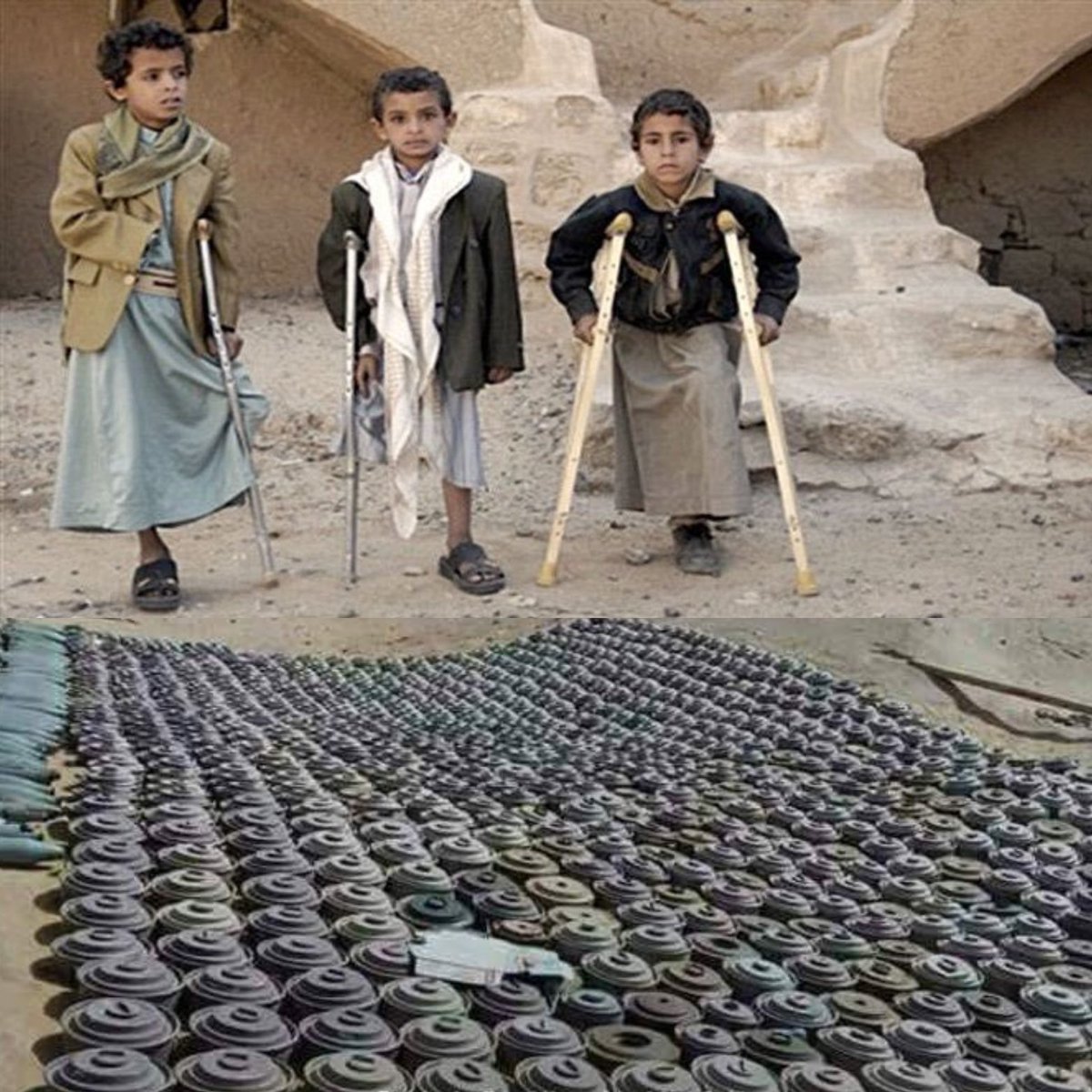 هؤلاء الأطفال ضحايا الغام الحوثيين 

These children are victims of Houthi's landmines

#اليوم_الدولي_للتوعية_بخطر_الألغام