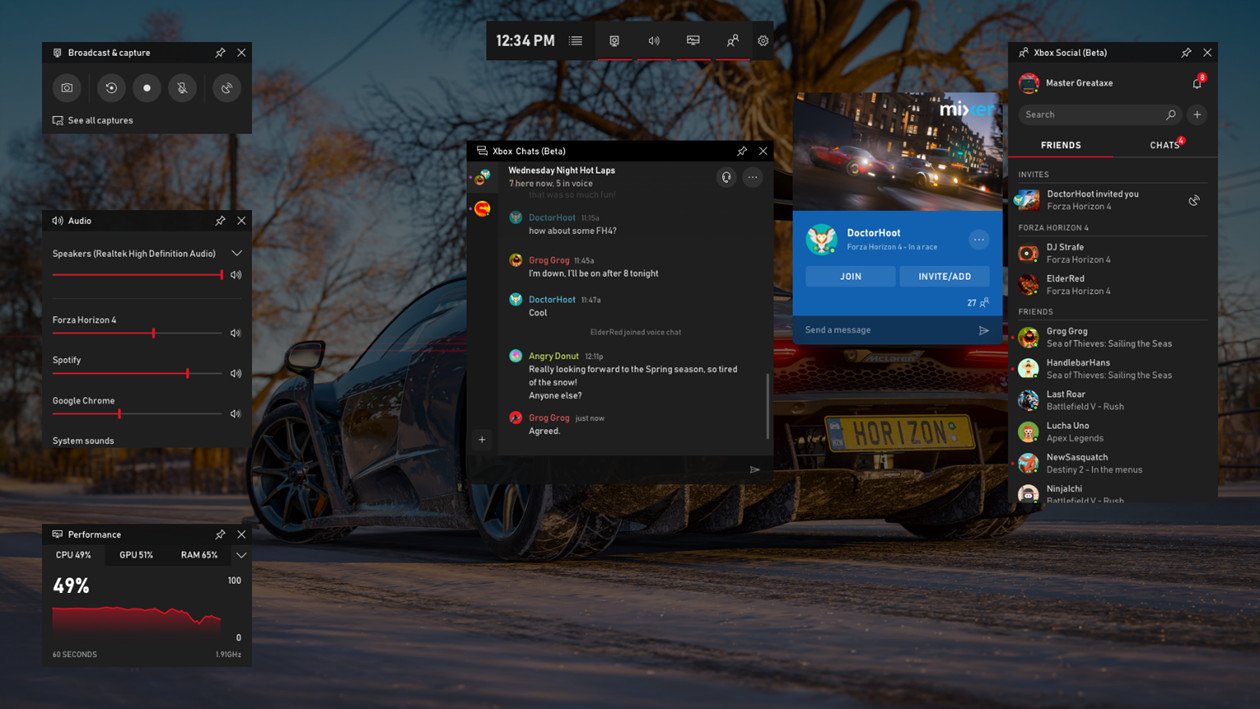 Windows 10 Xbox Game Bar gets new Resources widget 