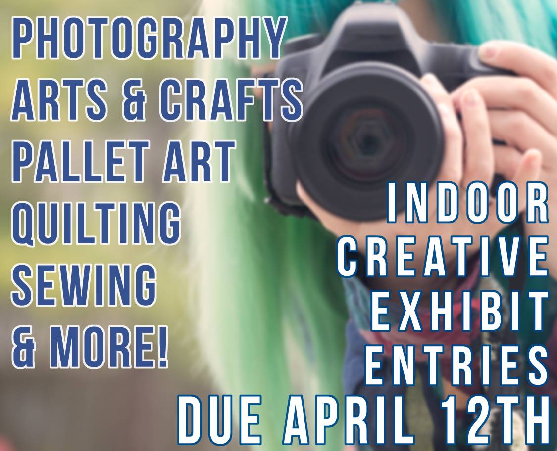 Do you or your child craft, quilt, or do photography and art?
Indoor Creative Exhibit applications, for adults and youth, are now available online and all entries are due on April 12th! 🎨📷🍰
All info and applications are available at sacfair.com/competitions-c…