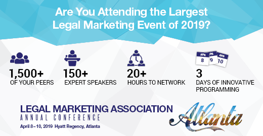 ALMLegalIntel's tweet photo. #LMA2019 is just few days away! Meet us at booth #231 & get a FREE demo of our new Marketing & Business Development Compensation Benchmarking Tool! Mark your calendar for the annual Legal Marketing Annual Conference where 1500+ Legal Professionals would connect! #LegalCompass https://t.co/Iwy11gi8mL