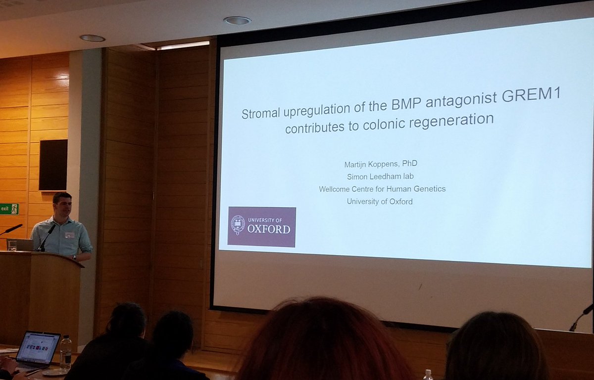 chaz_hong's tweet photo. BMP Signaling &amp; Cancer Conference @UniofOxford. A signaling role for endoglin &amp; BMP9 complex, w implications for PAH &amp; preeclampsia. BMP in leukemic stem cell persistence. BMP inhibition for Barrett’s esophagus. A. Neel, the poster winner! #BiochemSoc #BiochemEvent @CPMOxford https://t.co/d8H3hR8SLr