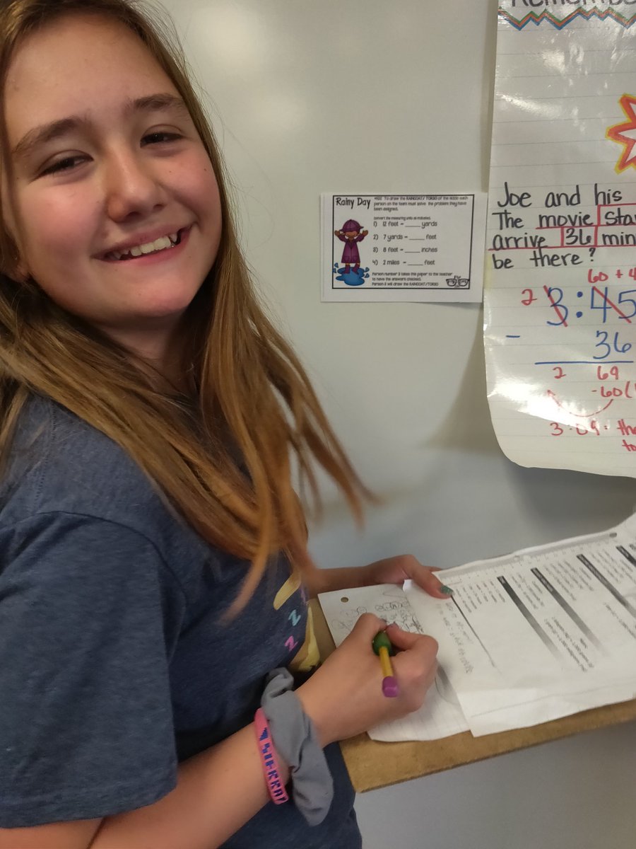 Rainy Day Relay (on a not so rainy day) converting measurements!