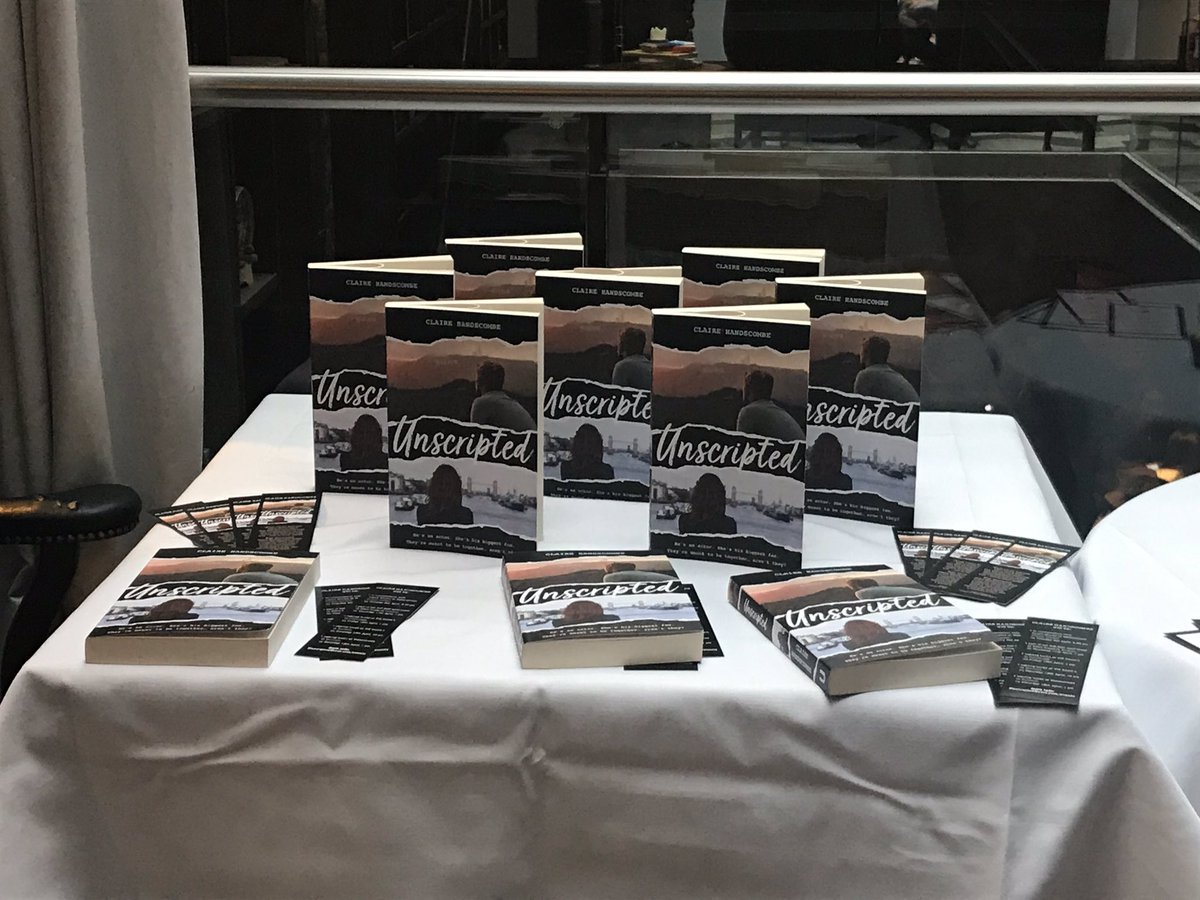 nigeledrury's tweet photo. Fabulous launch event for #unscriptednovel the new ‘smart beach read’ by Claire Handscombe @bookishclaire ‘a story of friendship and second chances’ published by @unbounders available from https://t.co/17aG5qXCSD https://t.co/2opJrfCcpG