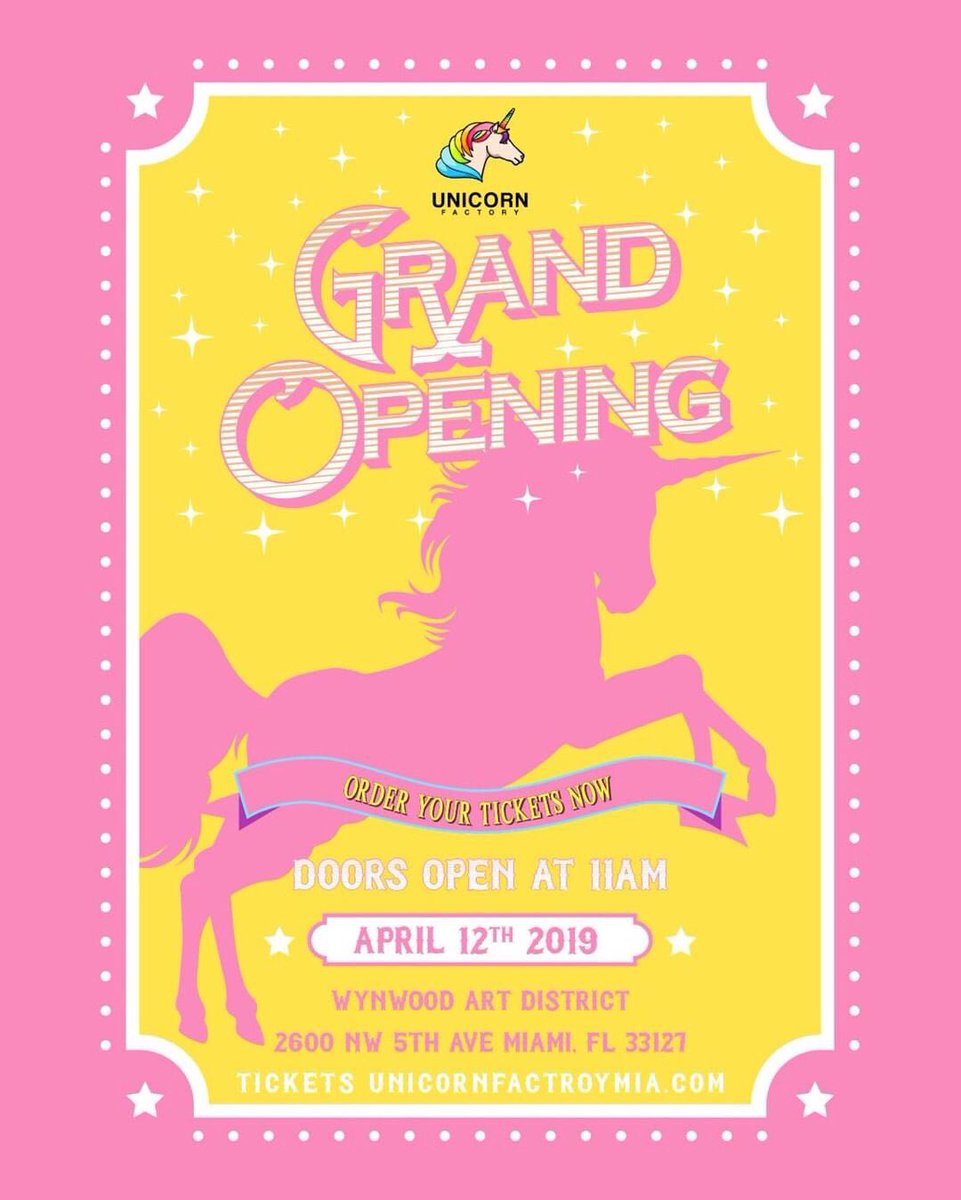 journalistajann's tweet image. So excited! 🌈🦄🌈🦄🌈🦄🌈🦄 #miami #unicornfactory