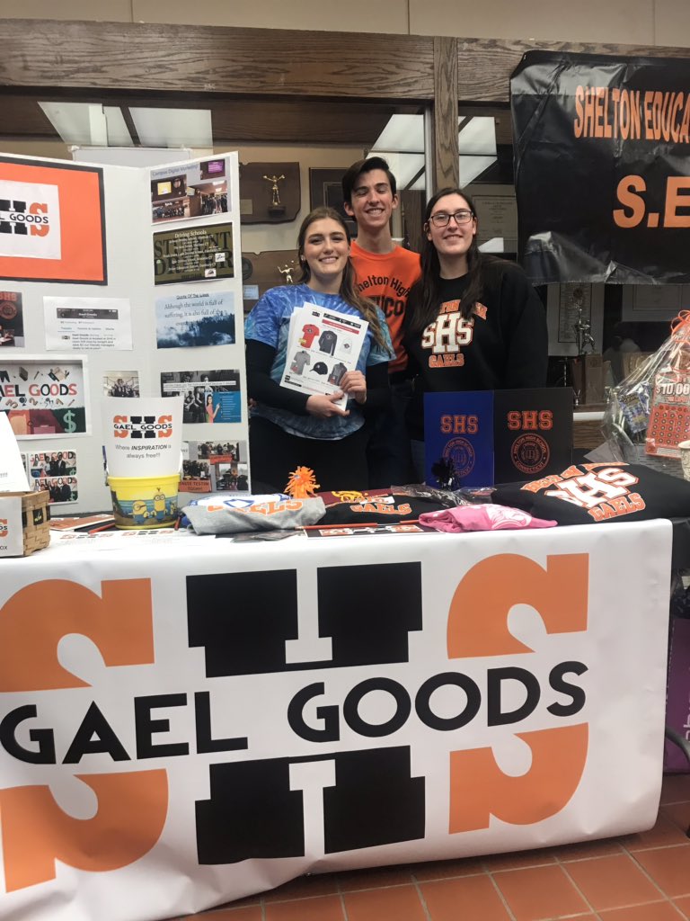 shsgaelgoods's tweet photo. Whose got the goods?? Why, SHS GAEL GOODS of course! Proudly representing at Shelton Showcase!! https://t.co/HZiX7Q2oNO