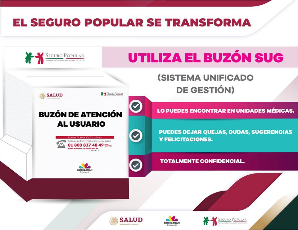 Seguro Popular Mich On Twitter Tienes Alguna Duda Queja