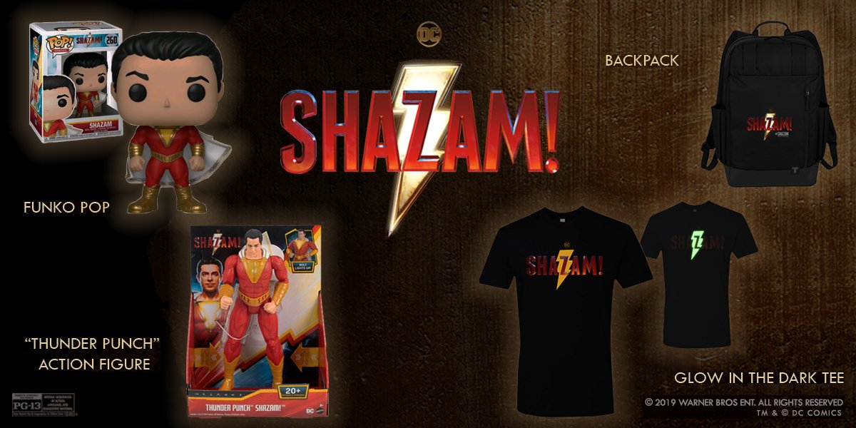 RegalMovies's tweet image. FOLLOW us and RETWEET with #ShazamPrizeGiveaway for a chance to win! 🎟: regmovi.es/2WLOv0O

Rules: regmovi.es/2OQEaxQ