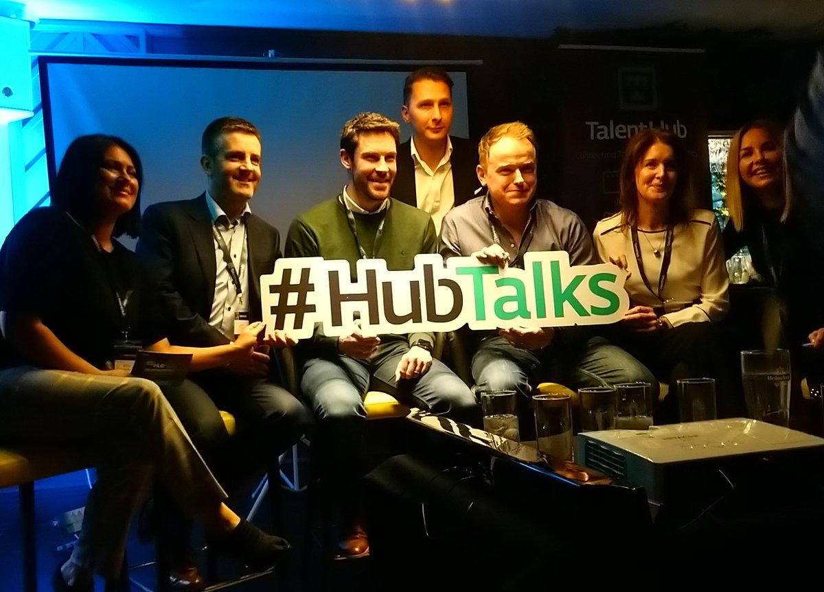 SuzanneSheehy's tweet photo. As a curious Digital marketing student I am grateful to the panel tonight who gave their time & expertise on the subject of ecommerce. A night of sharing & gaining knowledge. It's a win win! @BrianCorish #HubTalks #theamazoneffect @TalentHubNews #artificalintelligence https://t.co/yRbt7GfF5m