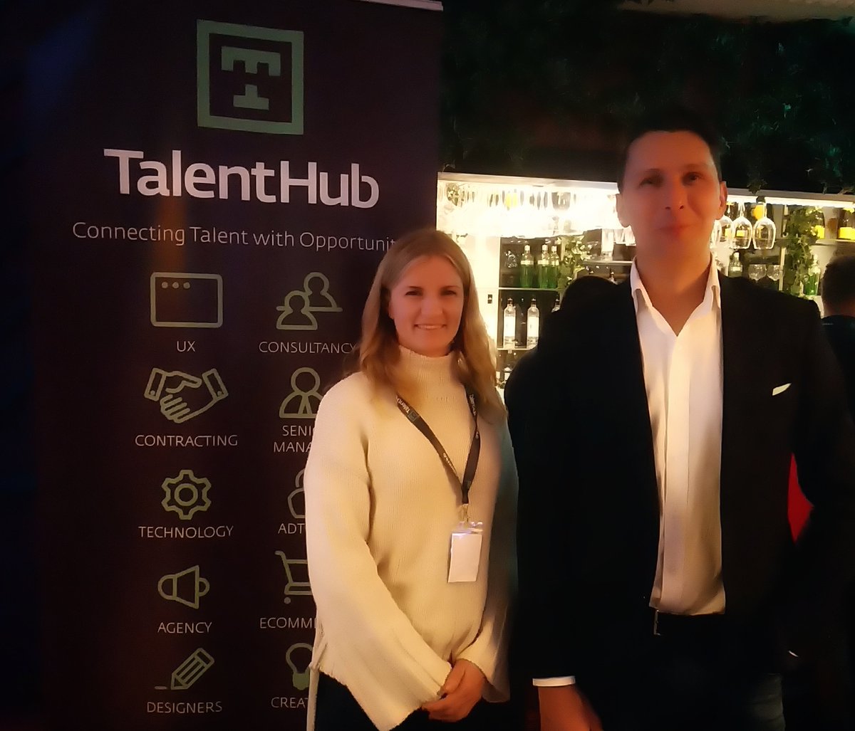 SuzanneSheehy's tweet photo. As a curious Digital marketing student I am grateful to the panel tonight who gave their time & expertise on the subject of ecommerce. A night of sharing & gaining knowledge. It's a win win! @BrianCorish #HubTalks #theamazoneffect @TalentHubNews #artificalintelligence https://t.co/yRbt7GfF5m
