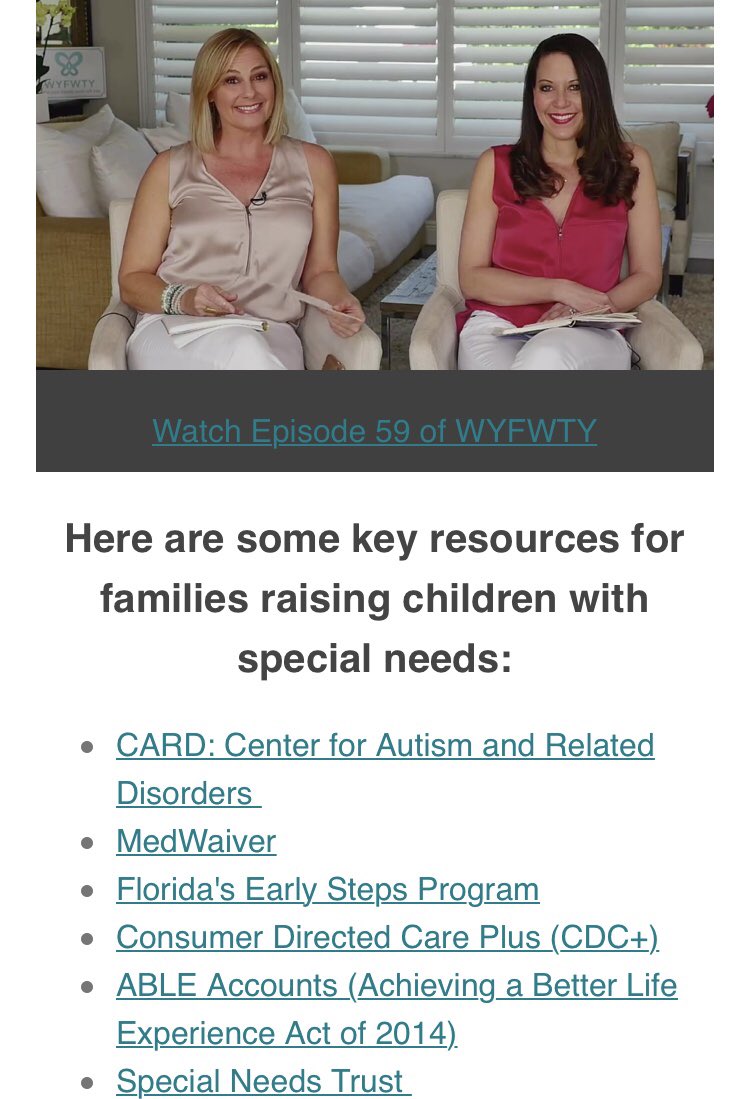LaurenHills123's tweet photo. Got my first e-newsletter from one of my fav shows, @WYFWTY! 💜 

This edition has April horoscopes, resources for families with special needs children, details on @SuzanneBoyd’s new must-listen podcast, @POPBPodcast, and more! Great work, Suz &amp; team! 💯 #SuzanneBoydProductions https://t.co/BdsBnKEENm