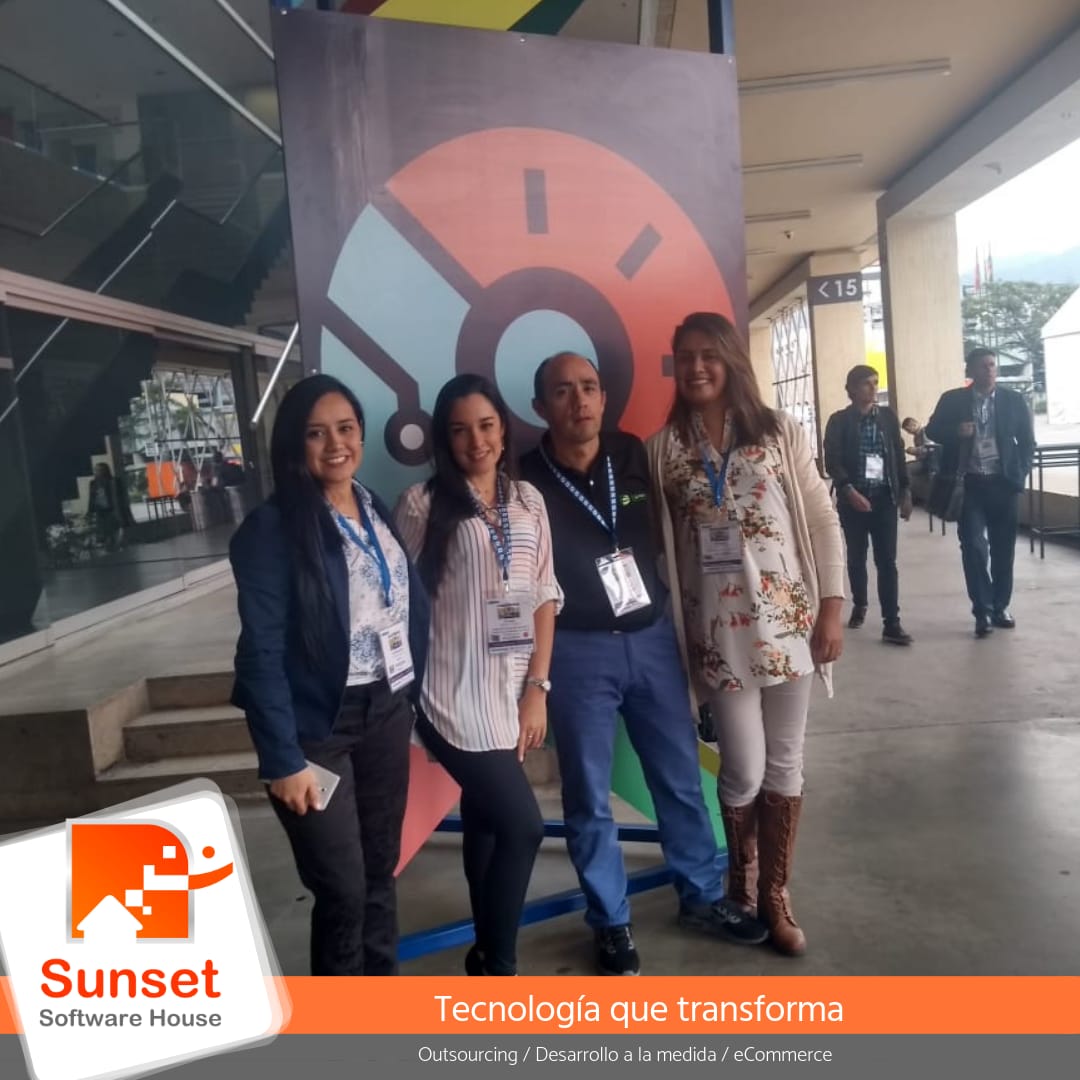 Estamos en la #MCRBicentenario de <a href="/PROCOLOMBIACO/">PROCOLOMBIA</a>, un espacio ideal para relacionarnos comercialmente con nuestros clientes potenciales de #Industrias4.0, y otras industrias. #SomosSunsetSWH #Outsourcing #eCommerce #Desarrollodesoftware. Servicios TIC de #ColombiaCo para el mundo