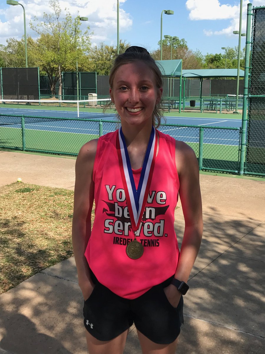 Iredell_Dragons's tweet photo. Congratulations to Emily Wellborn girls singles district 25A champion https://t.co/2DSAVsAAYz