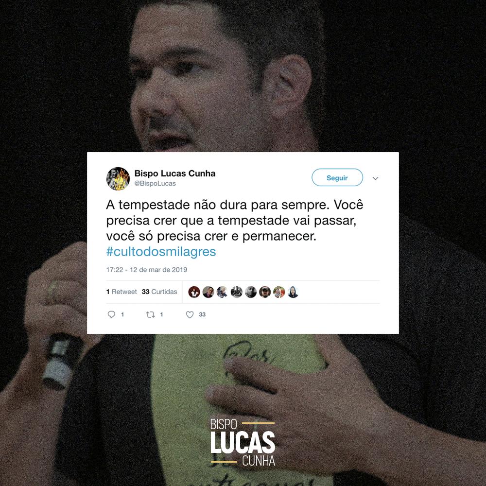 BispoLucas's tweet image. A melhor decisão em meio a tempestade é permanecer, crer que Deus está com você! #permanecer #crer #Deus #snt