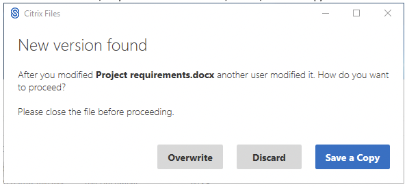 christodd10's tweet photo. #CitrixFiles for Windows, v4.6 is now live! Looks of conflict detection and resolution features available, under tech preview. @citrix @sharefile https://t.co/ojUKbZLw1w https://t.co/Kys80g2yQP