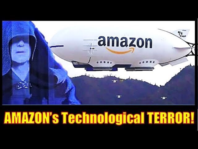 P4Conservatives's tweet photo. Amazon Drone Delivery Video Proves Evil Empire Coming to a Neighborhood Near You!😱😱😱 
https://t.co/fEBWxHNCEX

#amazon #amazonblimp #Trending #futurology #amazondrones #1984 #evilempire #maga #StarWarsCelebration #StarWars #JeffBezos #Bezos https://t.co/iSsgMC0hKp
