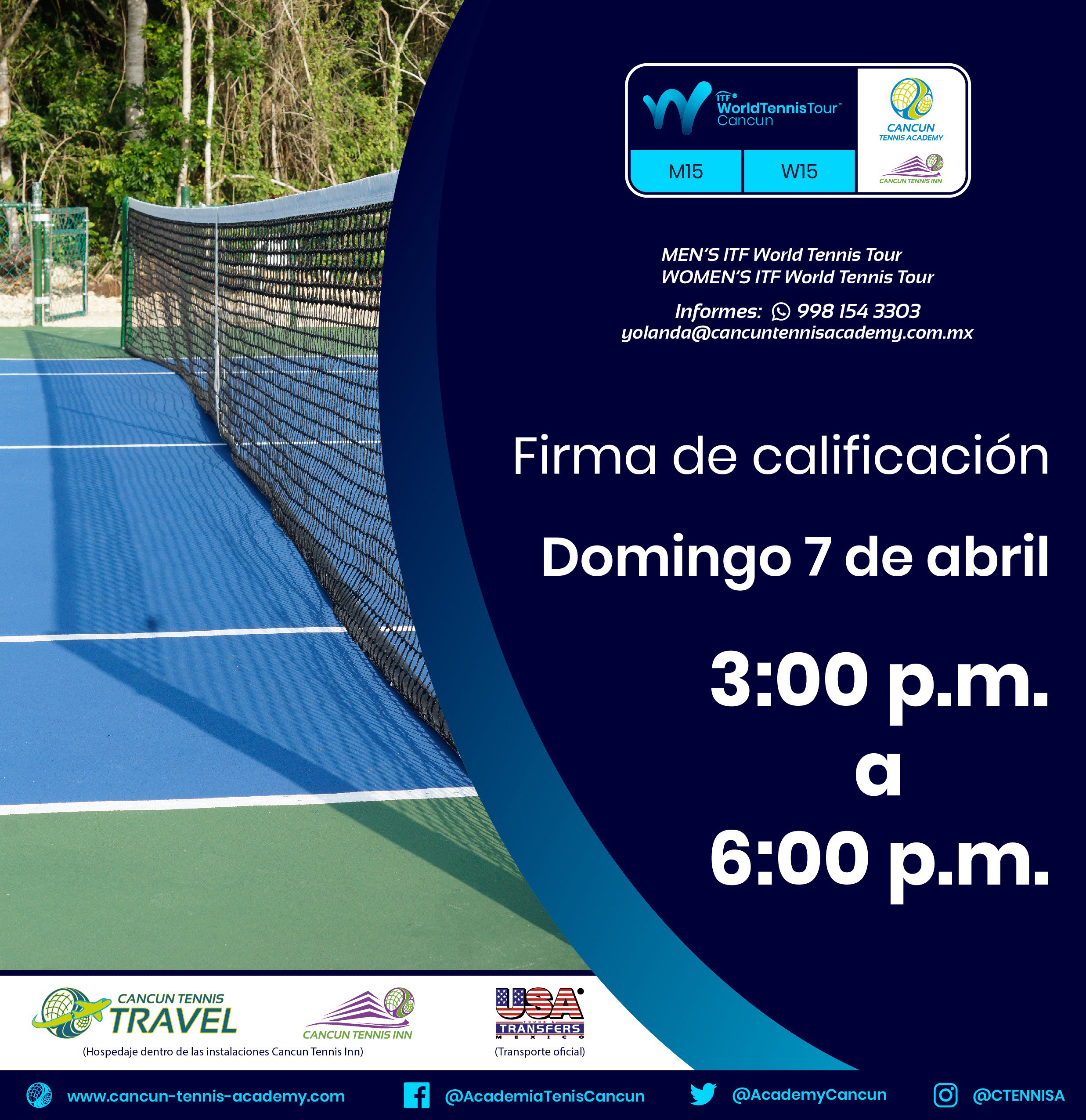 Cancun Tennis Academy (AcademyCancun) / Twitter
