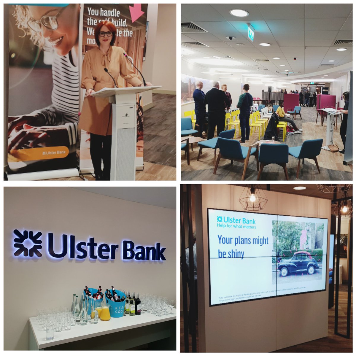 What an absolute privilege it was to officially launch the new digitally refurbished Belfast @UlsterBank HQ.

When <a href="/lilylisab/">Lisa McCaul</a> asked me to do the honours I couldn't have been more proud to accept!

The joys of this ever evolving world of digital transformation for business. 🤓