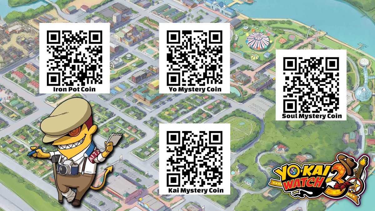 Read all about it! One of these codes are real and the other three are fake! Who did such a heinous crime? Your local honest Injurnalist is on the case!*

*(They all work, so scan away!)